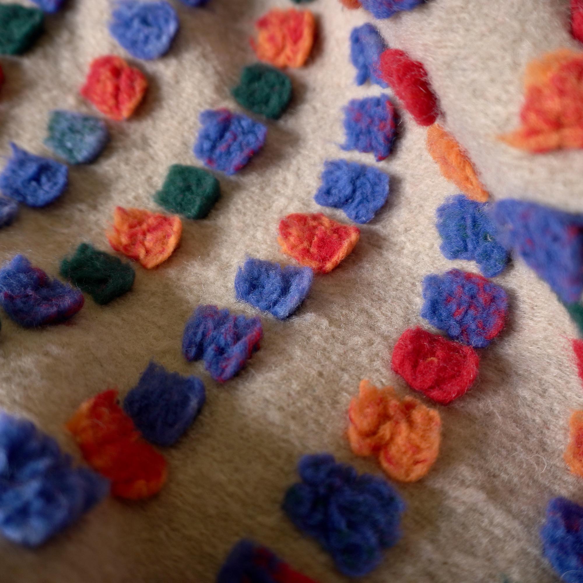 Confetti 3d thickened coating fabric