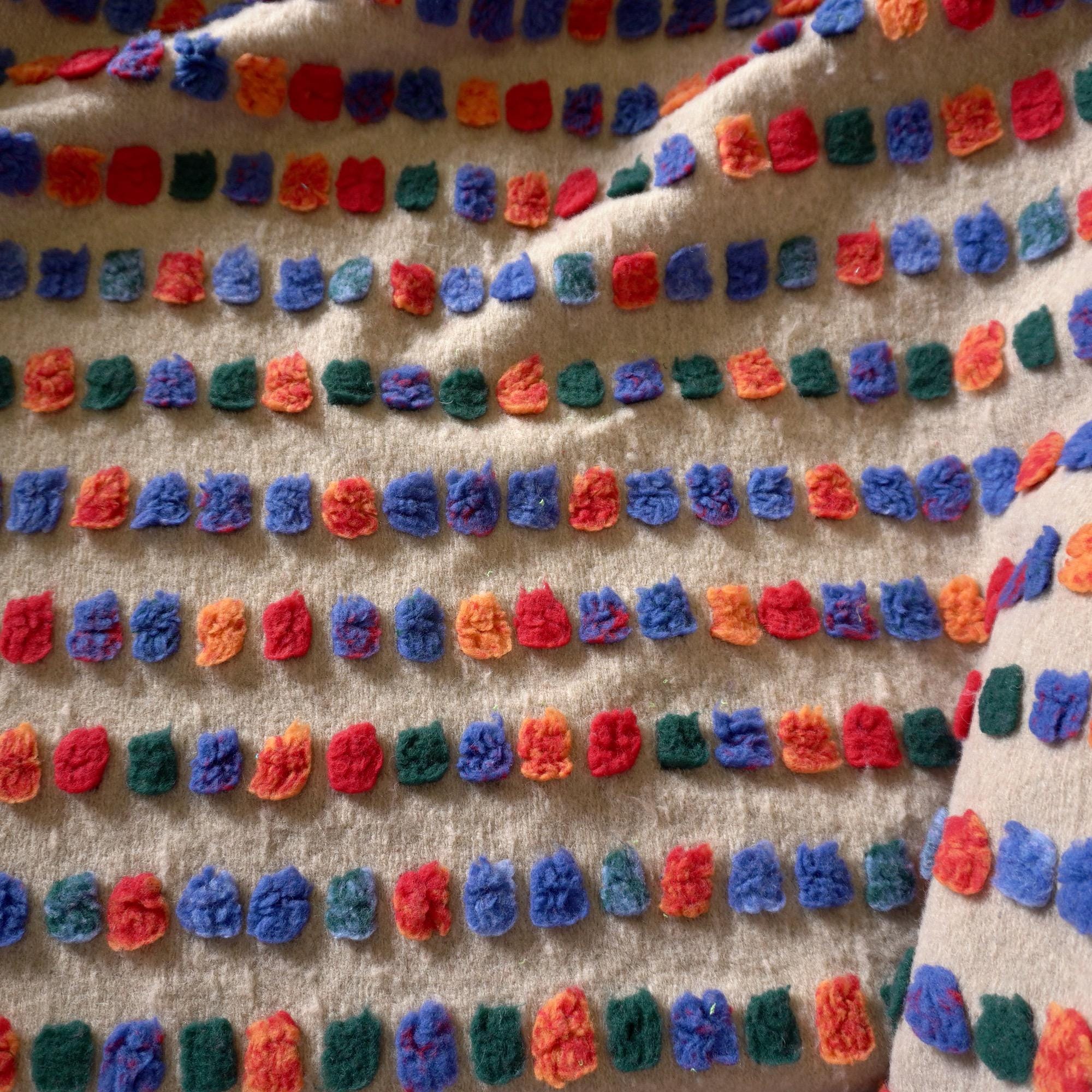 Confetti 3d thickened coating fabric