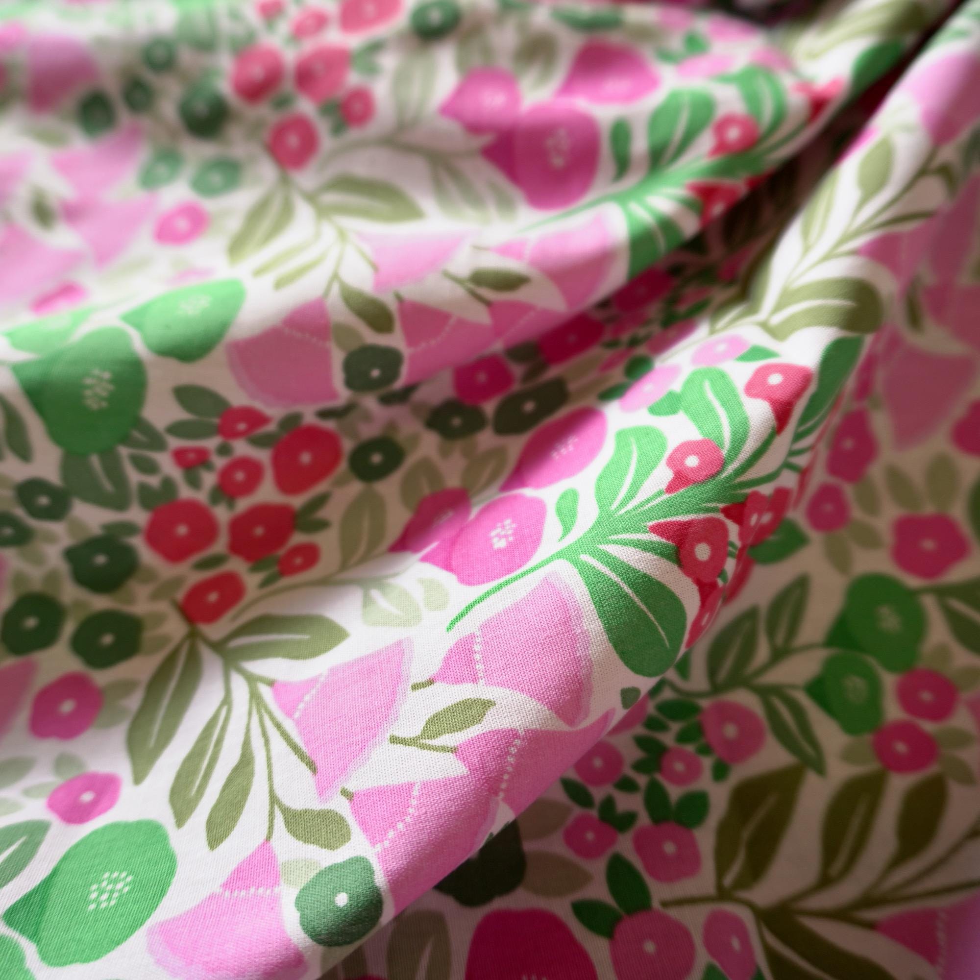 Bloom cotton poplin fabric