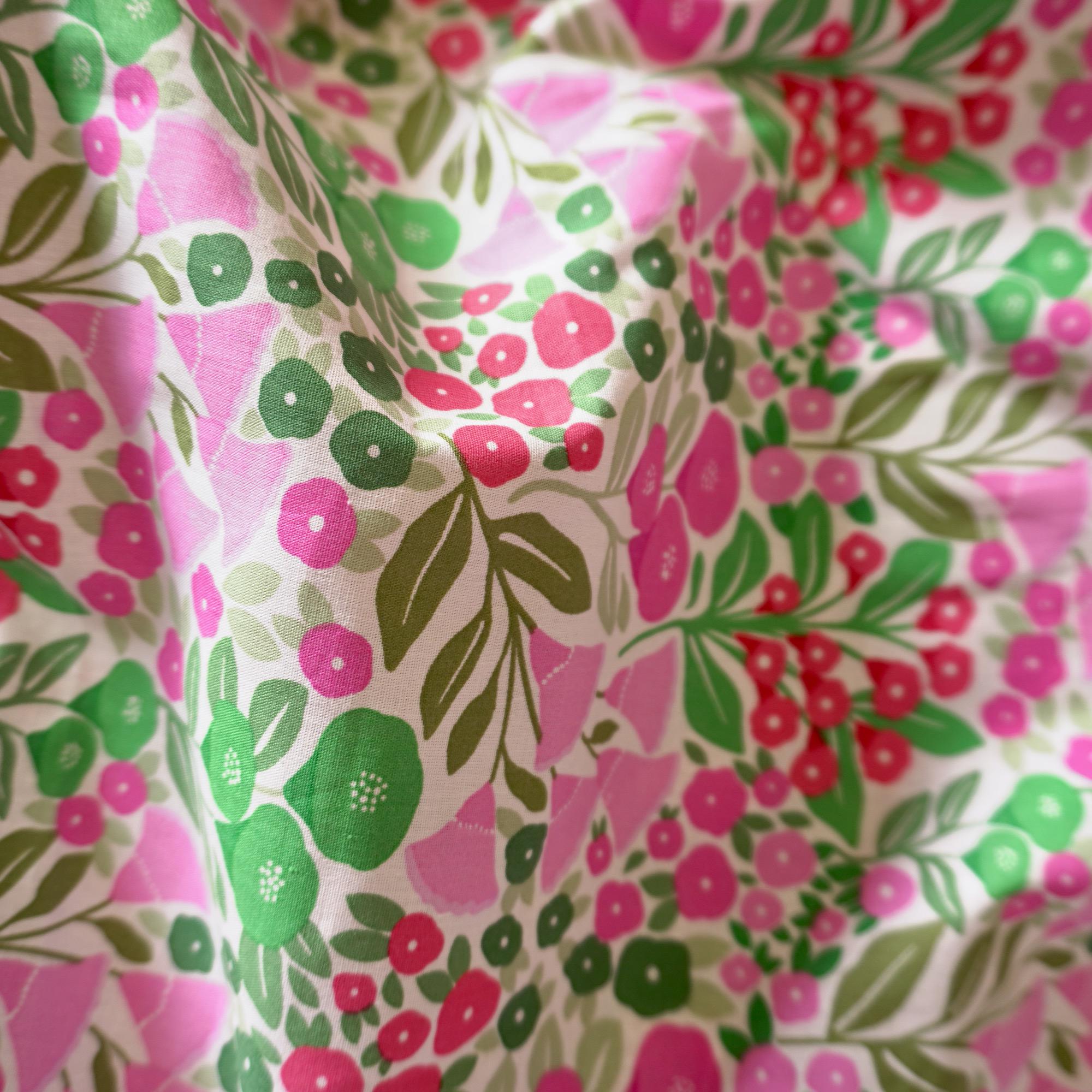 Bloom cotton poplin fabric