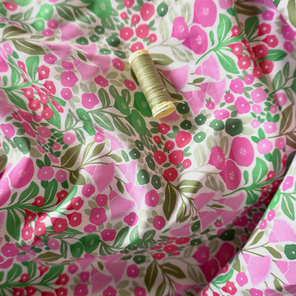 Bloom cotton poplin fabric