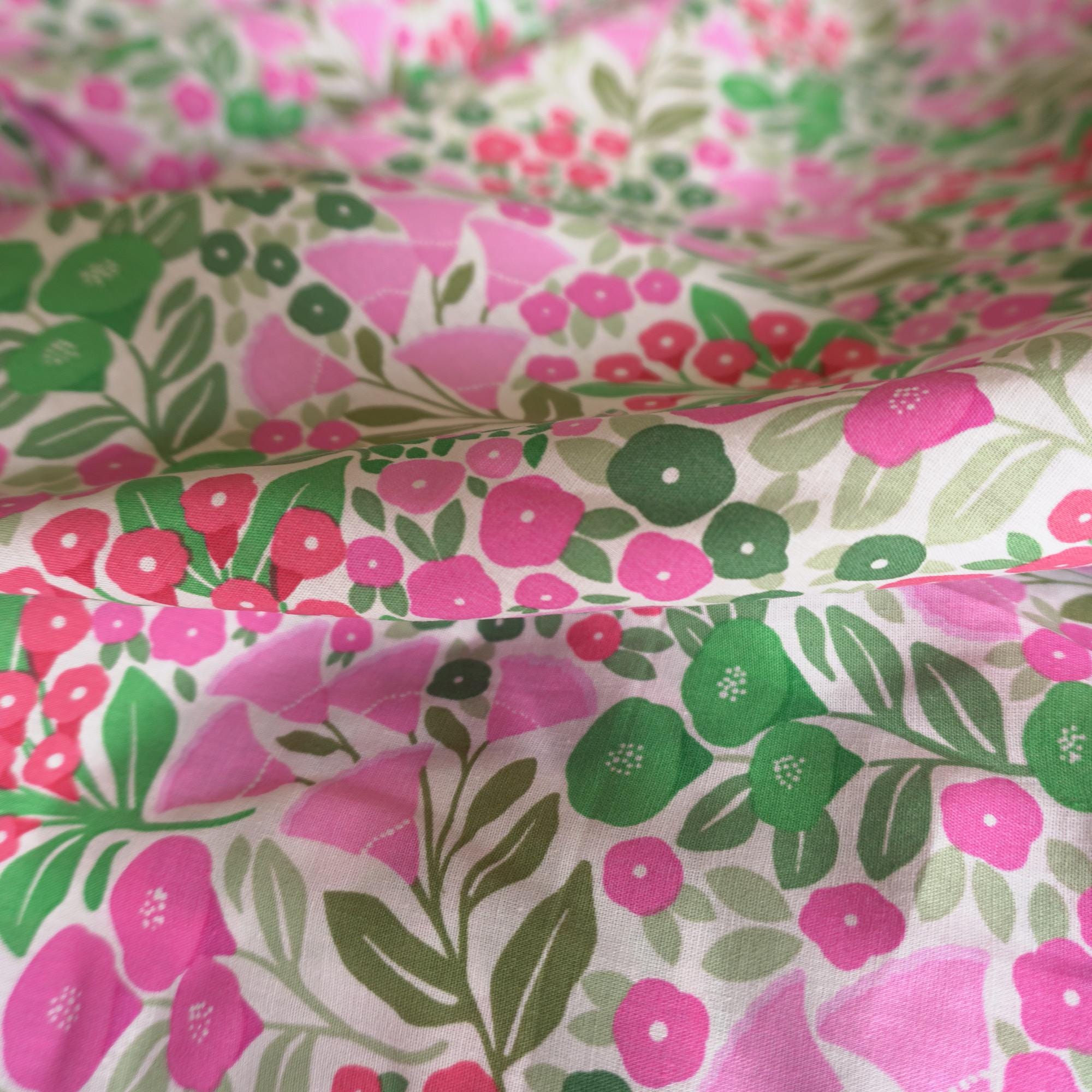 Bloom cotton poplin fabric