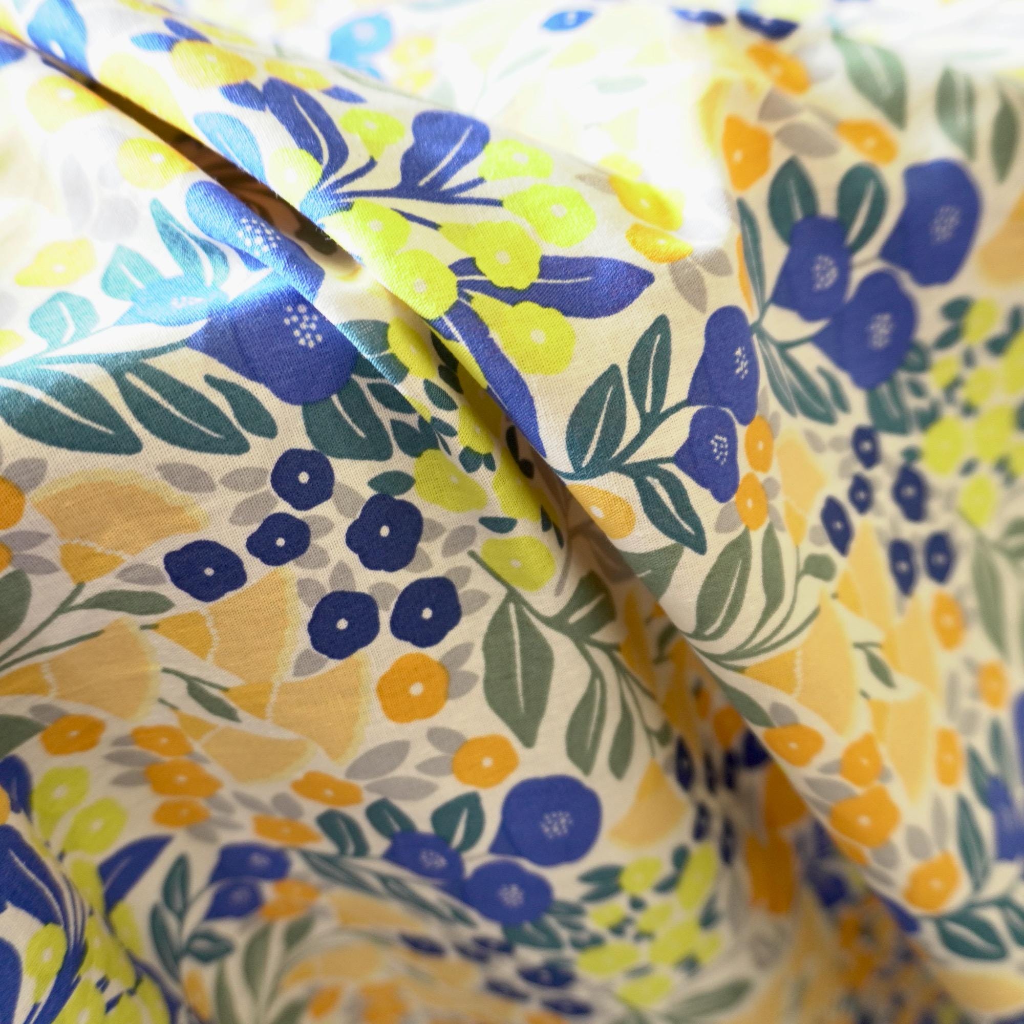 Bloom cotton poplin fabric