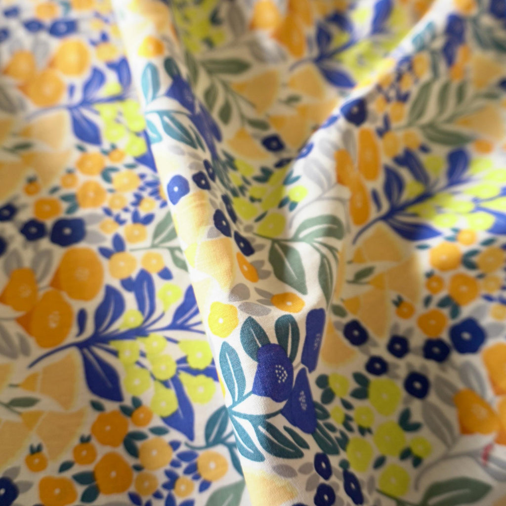 Bloom cotton poplin fabric