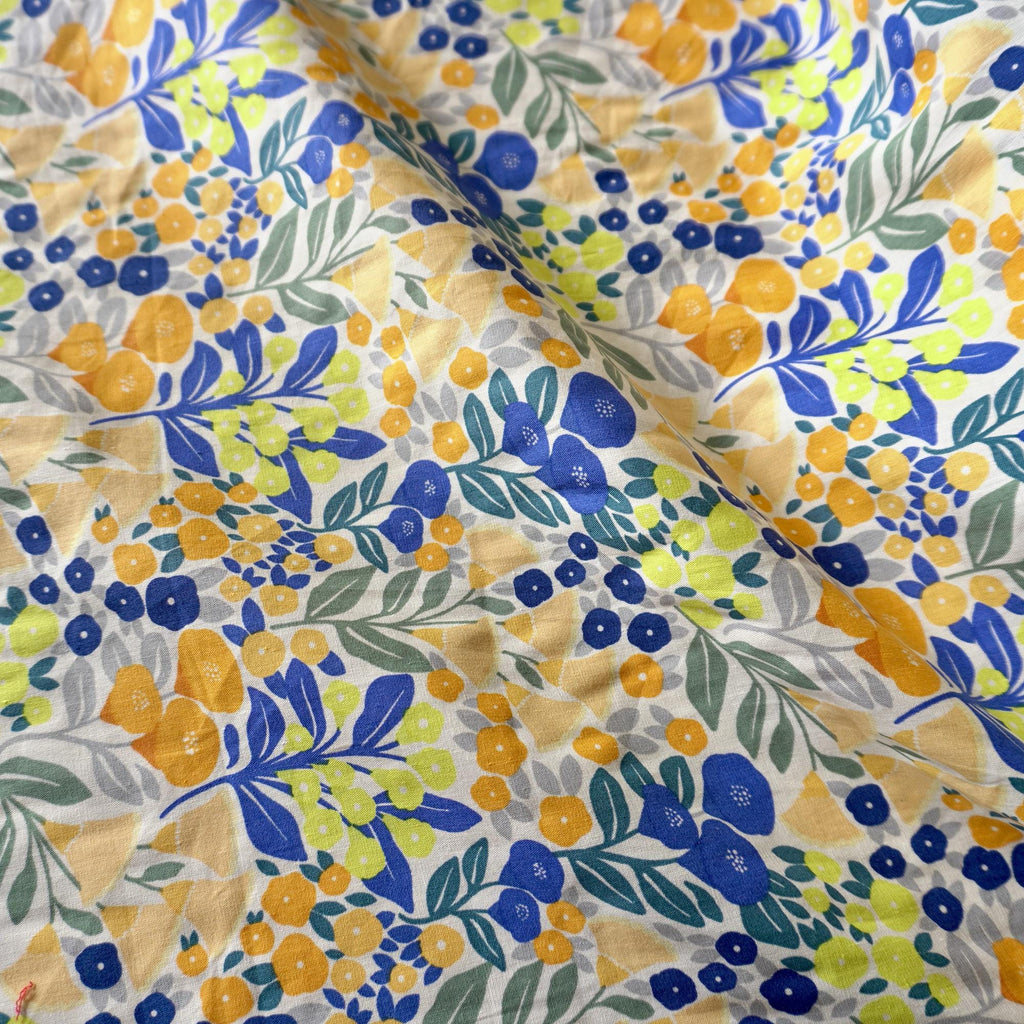 Bloom cotton poplin fabric