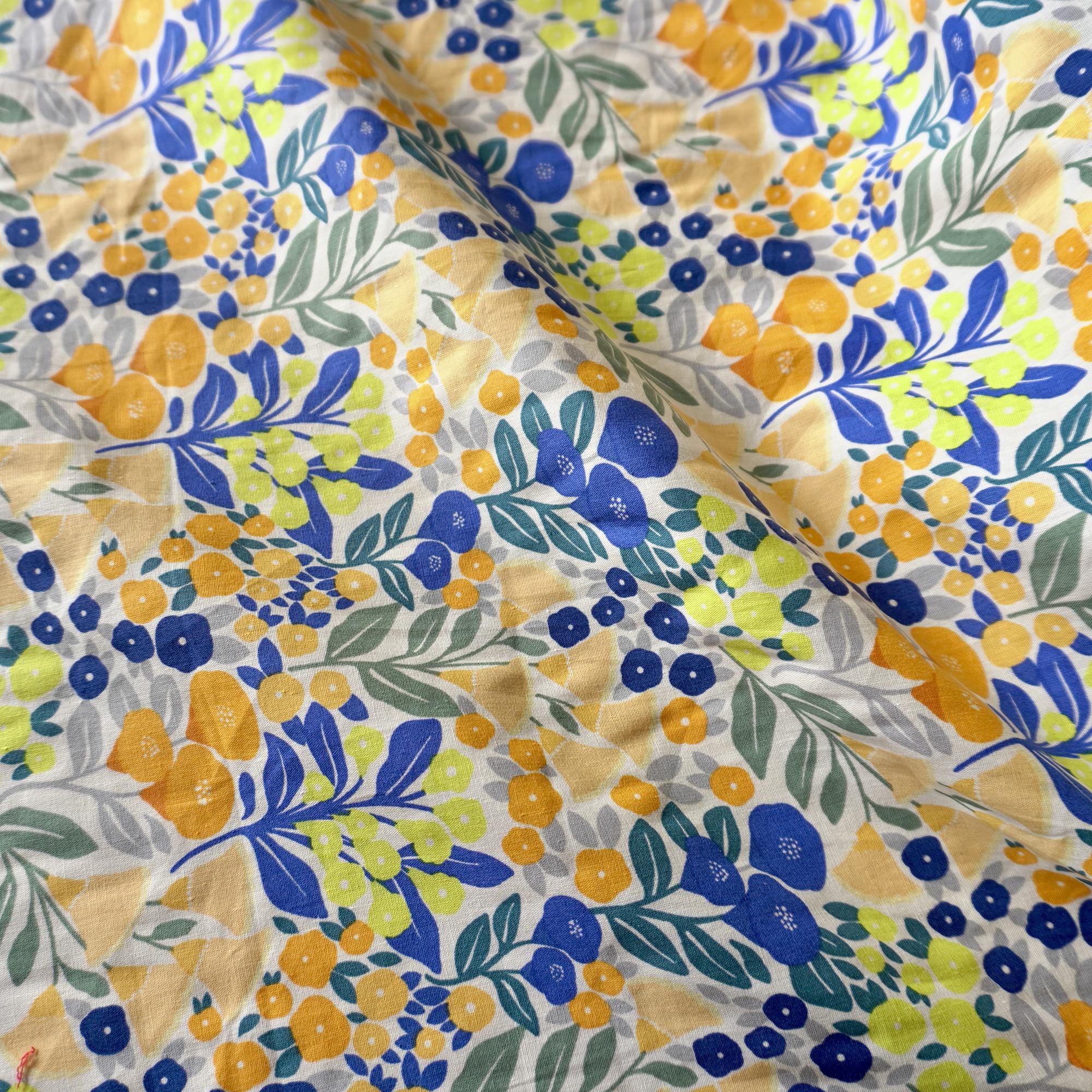 Bloom cotton poplin fabric