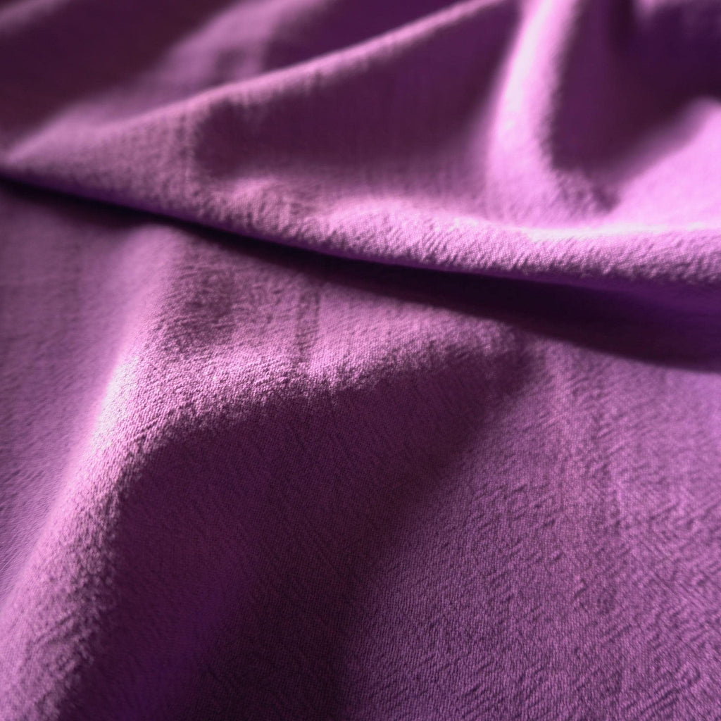 Cotton linen crepe – royal purple
