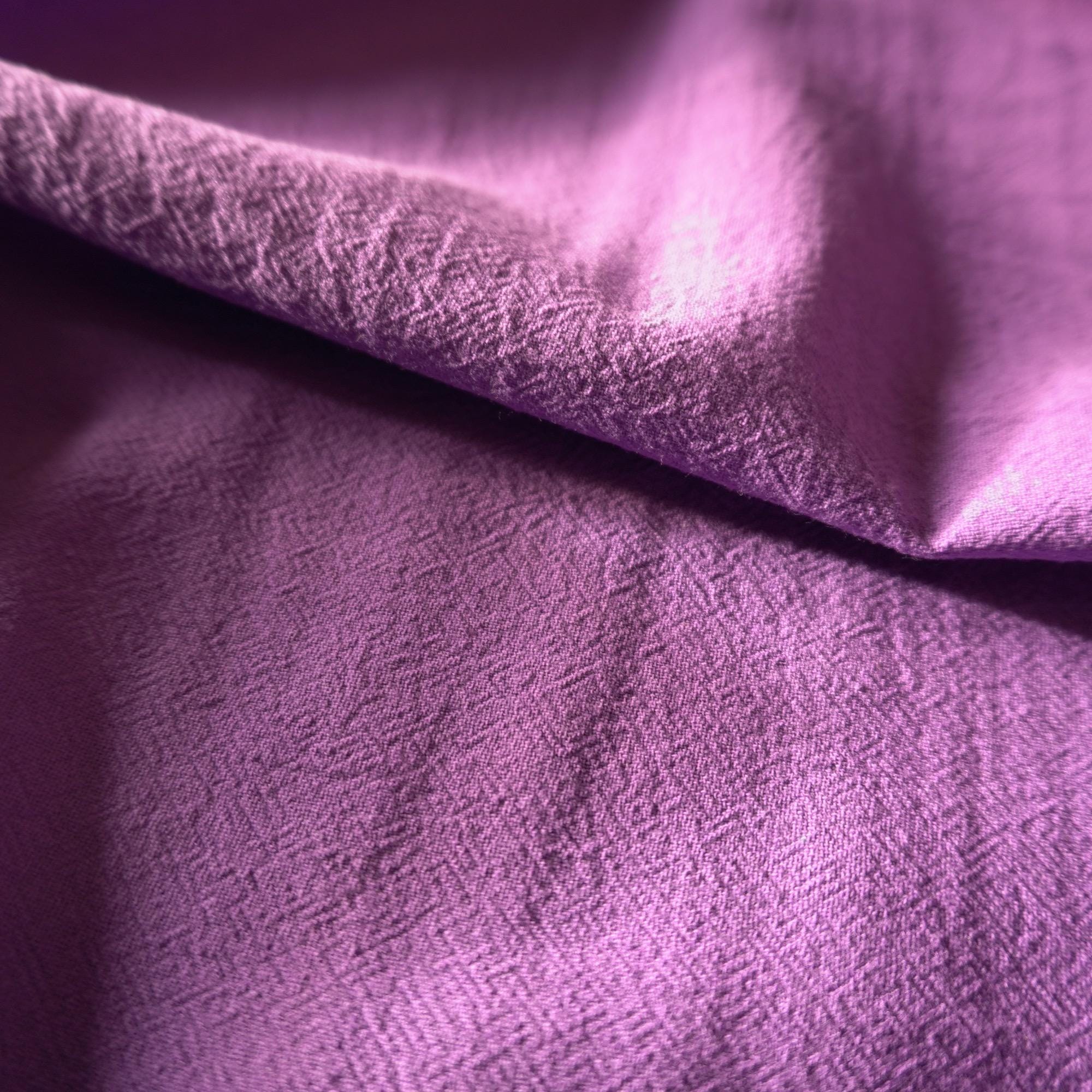 Cotton linen crepe – royal purple