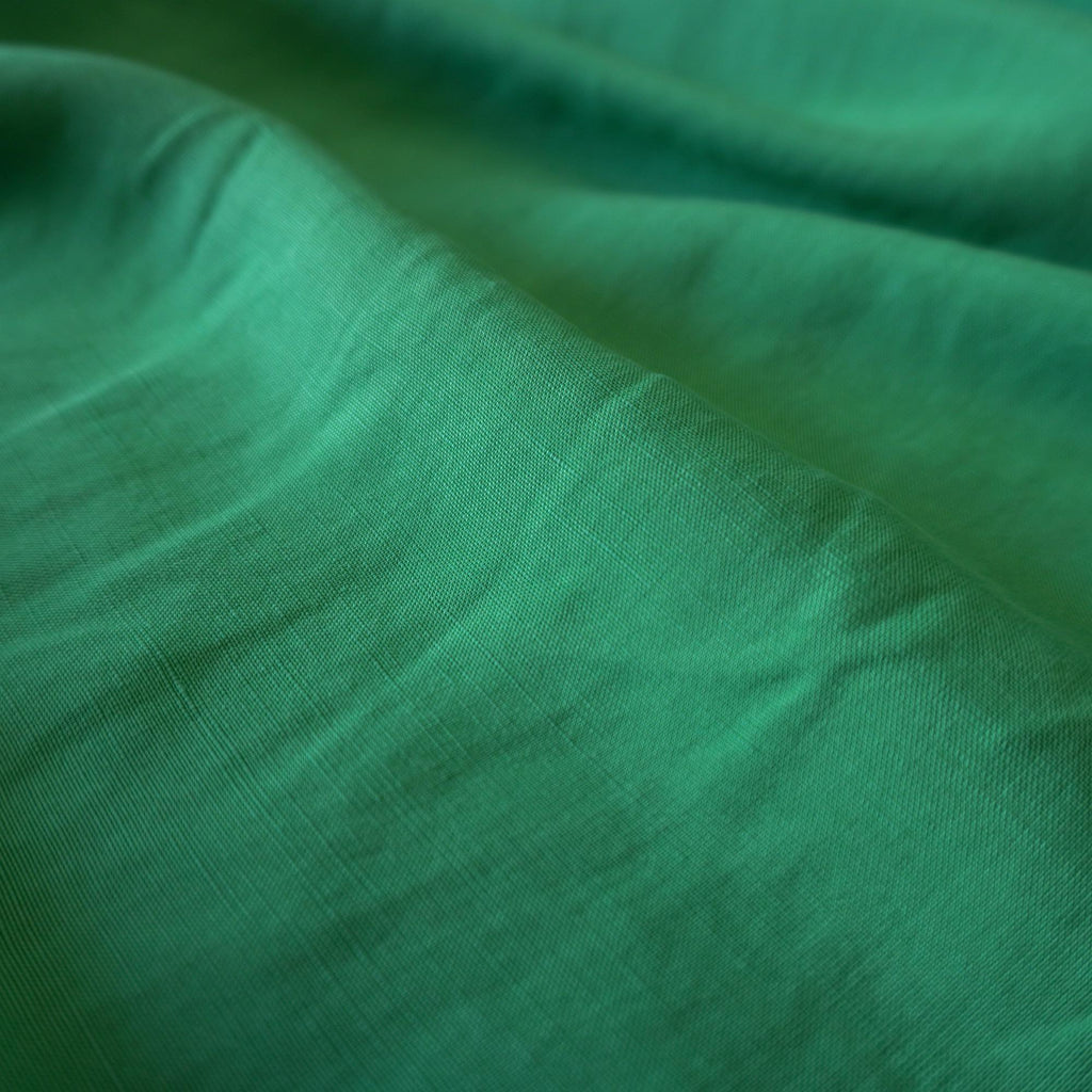 Sand washed Tencel linen - Emerald