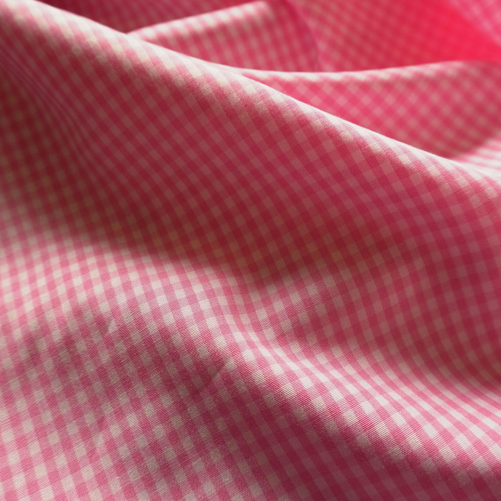 Tencel Viscose gingham - pink
