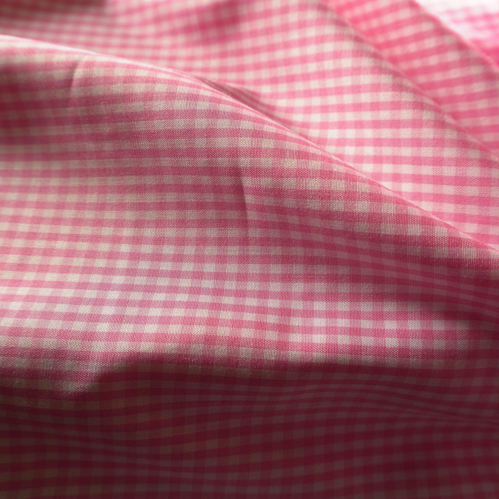 Tencel Viscose gingham - pink