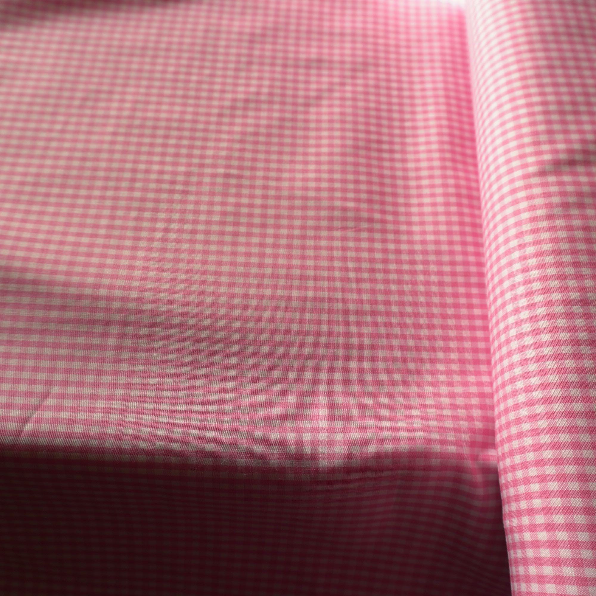 Tencel Viscose gingham - pink