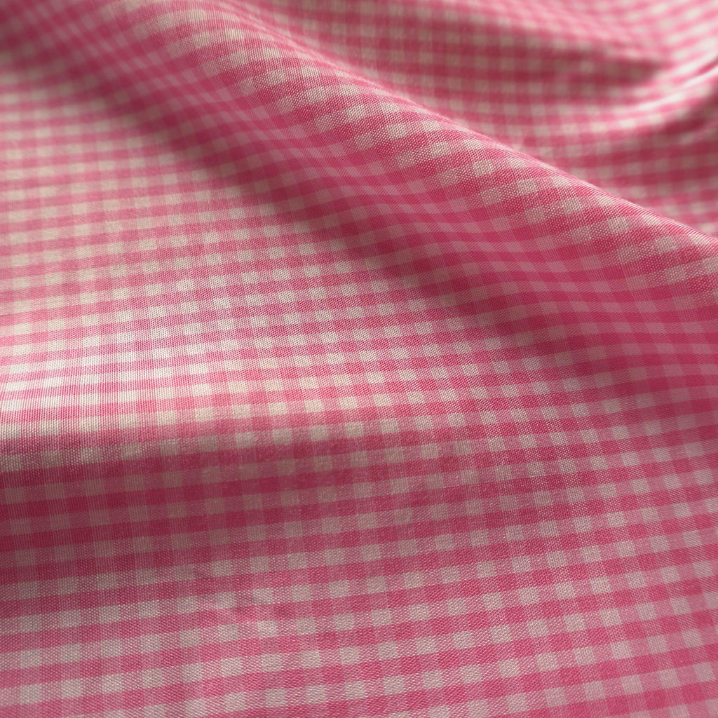 Tencel Viscose gingham - pink