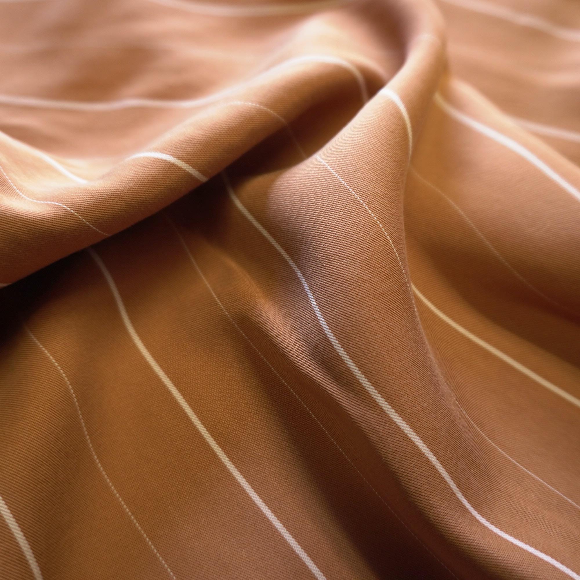 Tencel pin stripe - Apricot