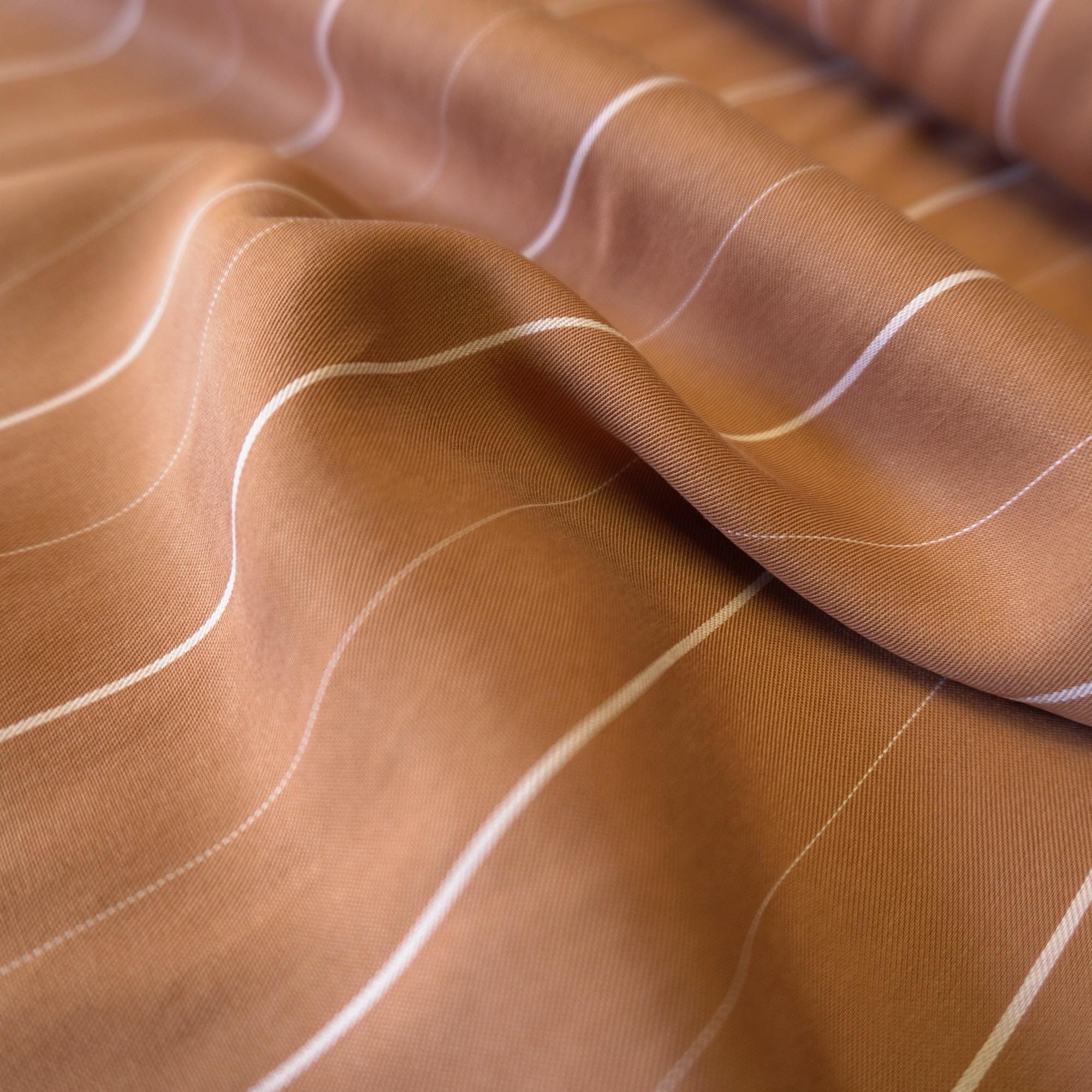 Tencel pin stripe - Apricot