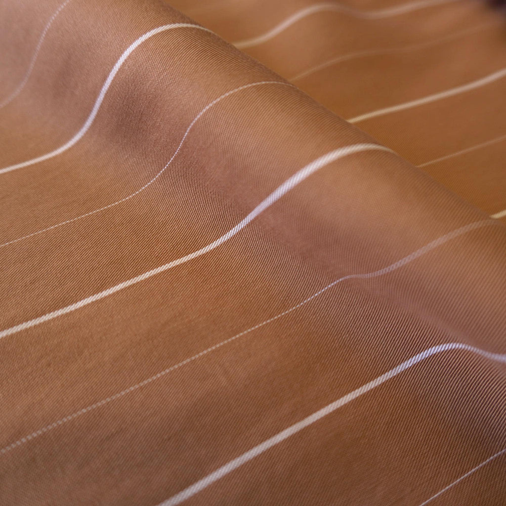 Tencel pin stripe - Apricot
