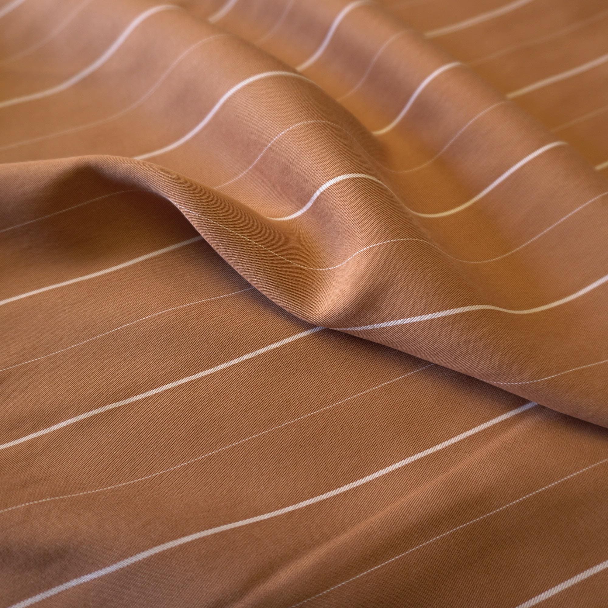 Tencel pin stripe - Apricot