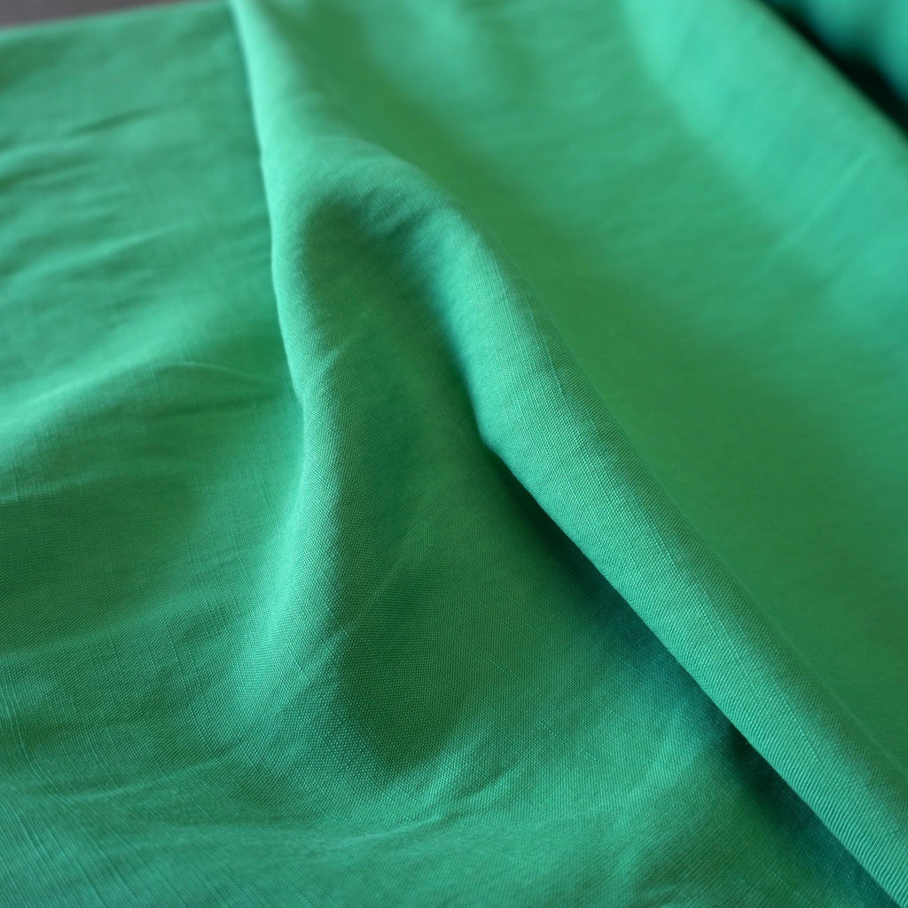 Sand washed Tencel linen - Emerald