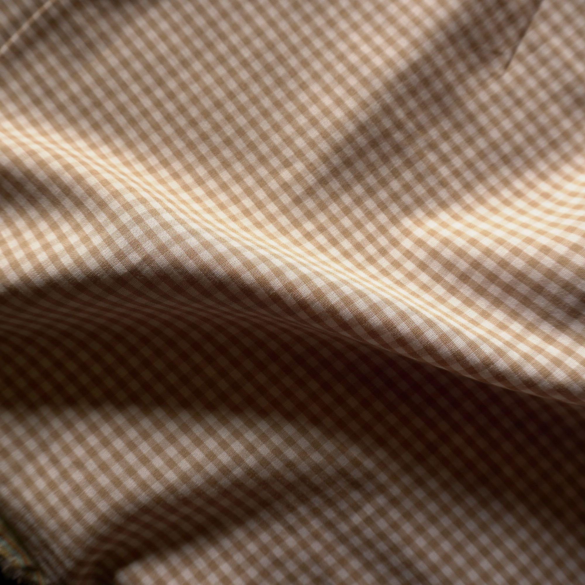 Tencel Viscose gingham - Beige