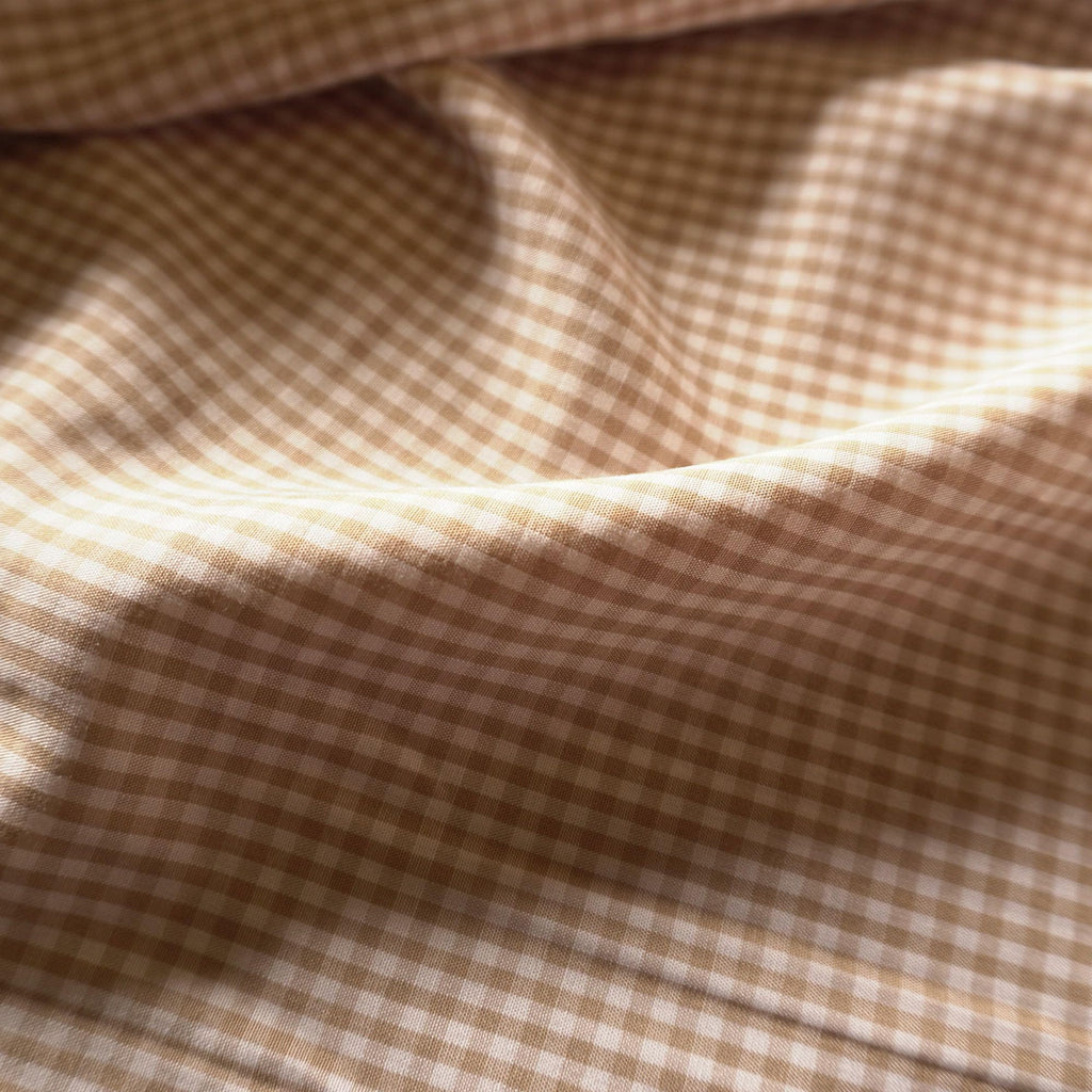 Tencel Viscose gingham - Beige