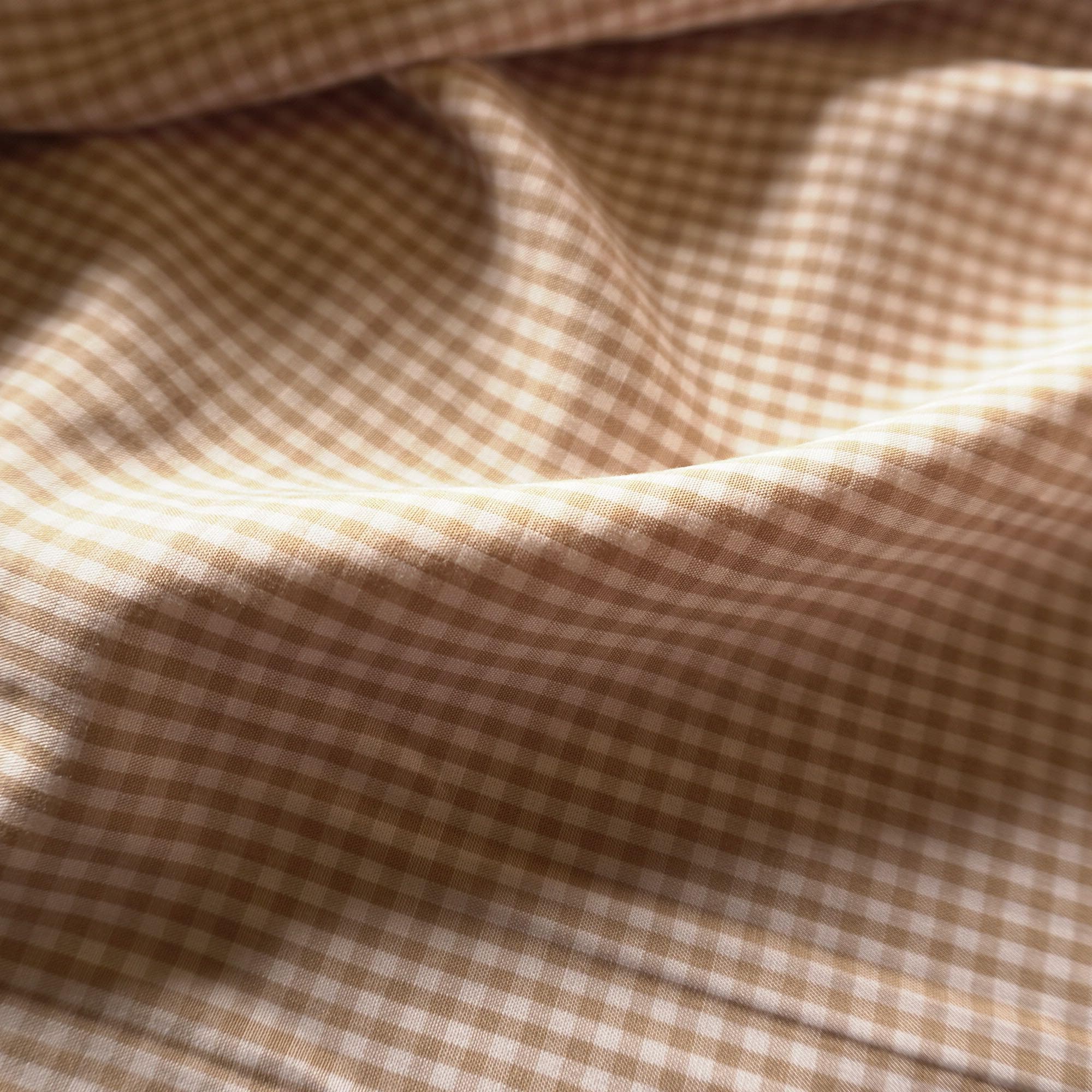 Tencel Viscose gingham - Beige