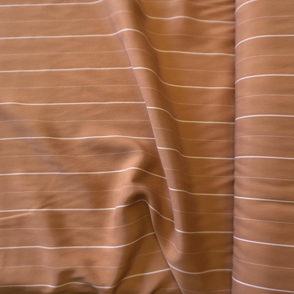 Tencel pin stripe - Apricot