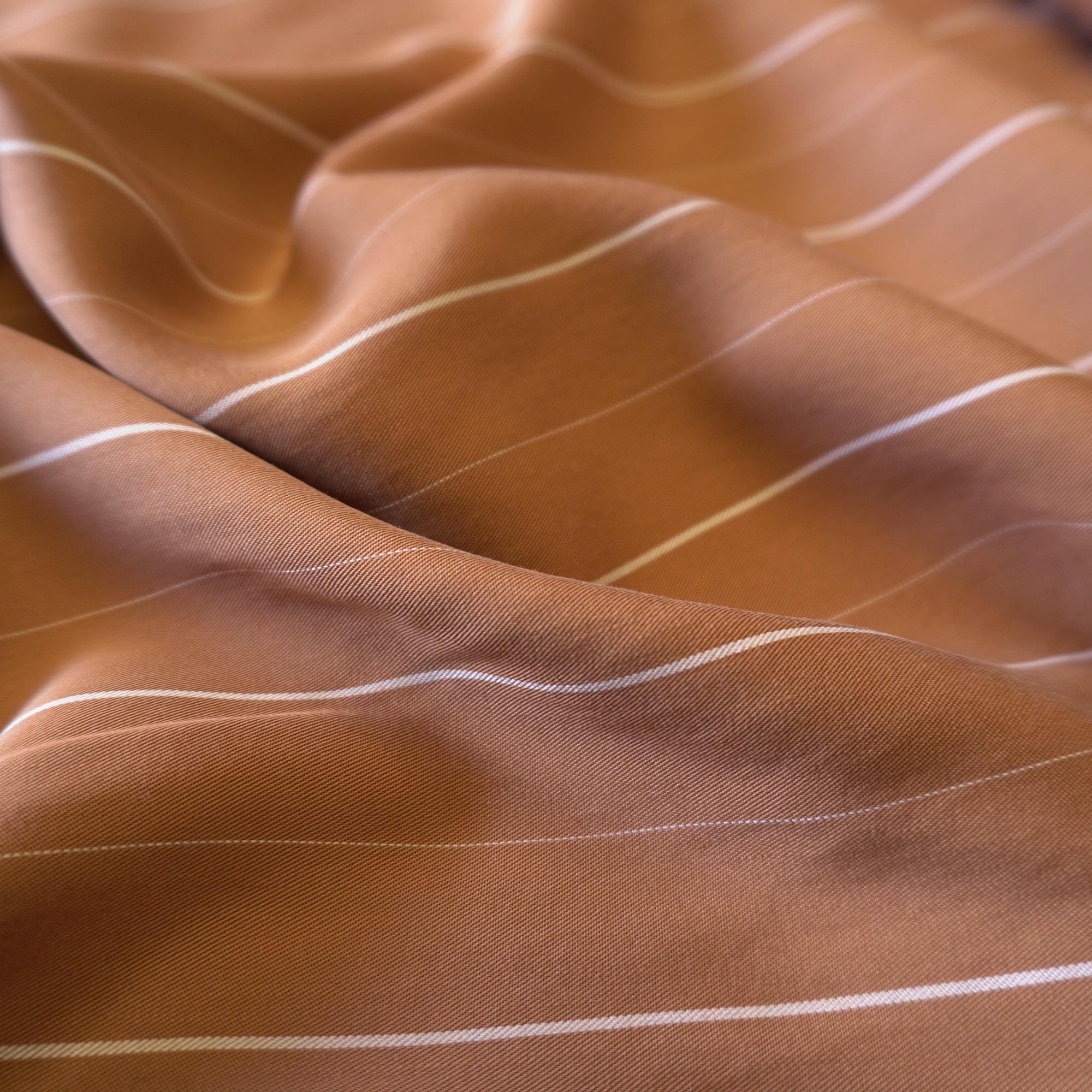 Tencel pin stripe - Apricot
