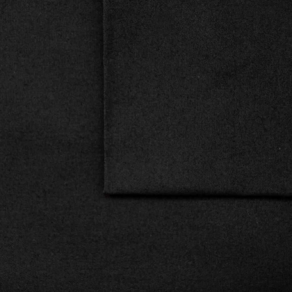 Organic Cotton Twill - Black - indilisi