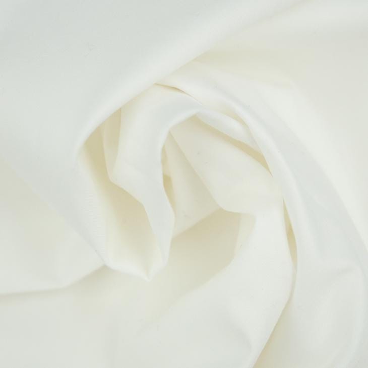 Organic Cotton Twill - White - indilisi