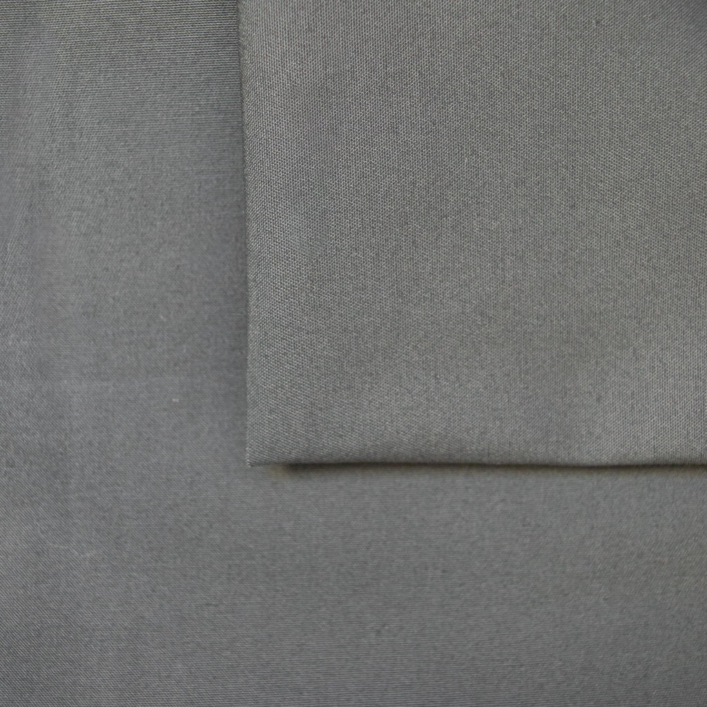 Organic Cotton Twill with Spandex - Phantom Grey - indilisi