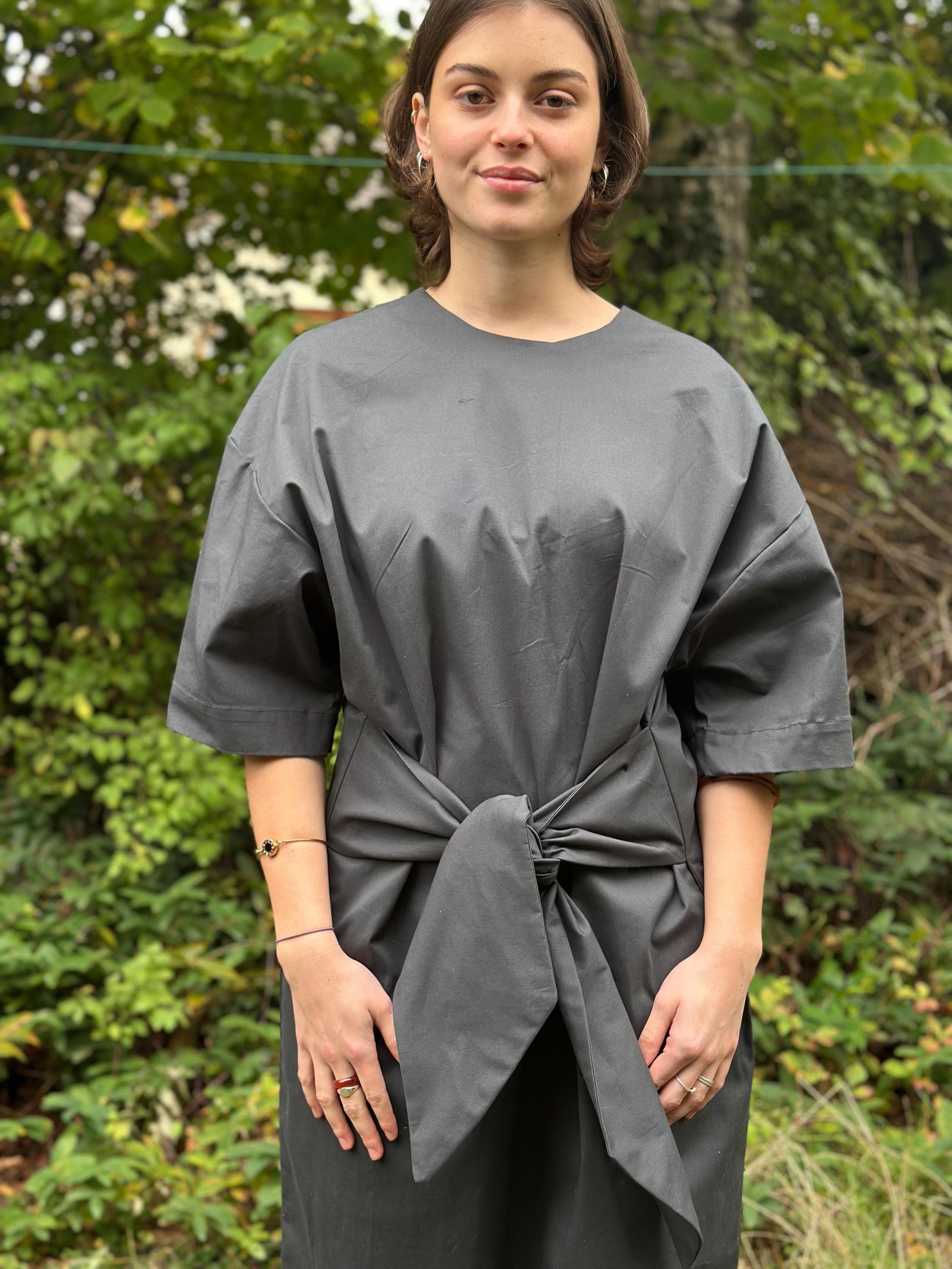 Organic Cotton Twill with Spandex - Phantom Grey - indilisi