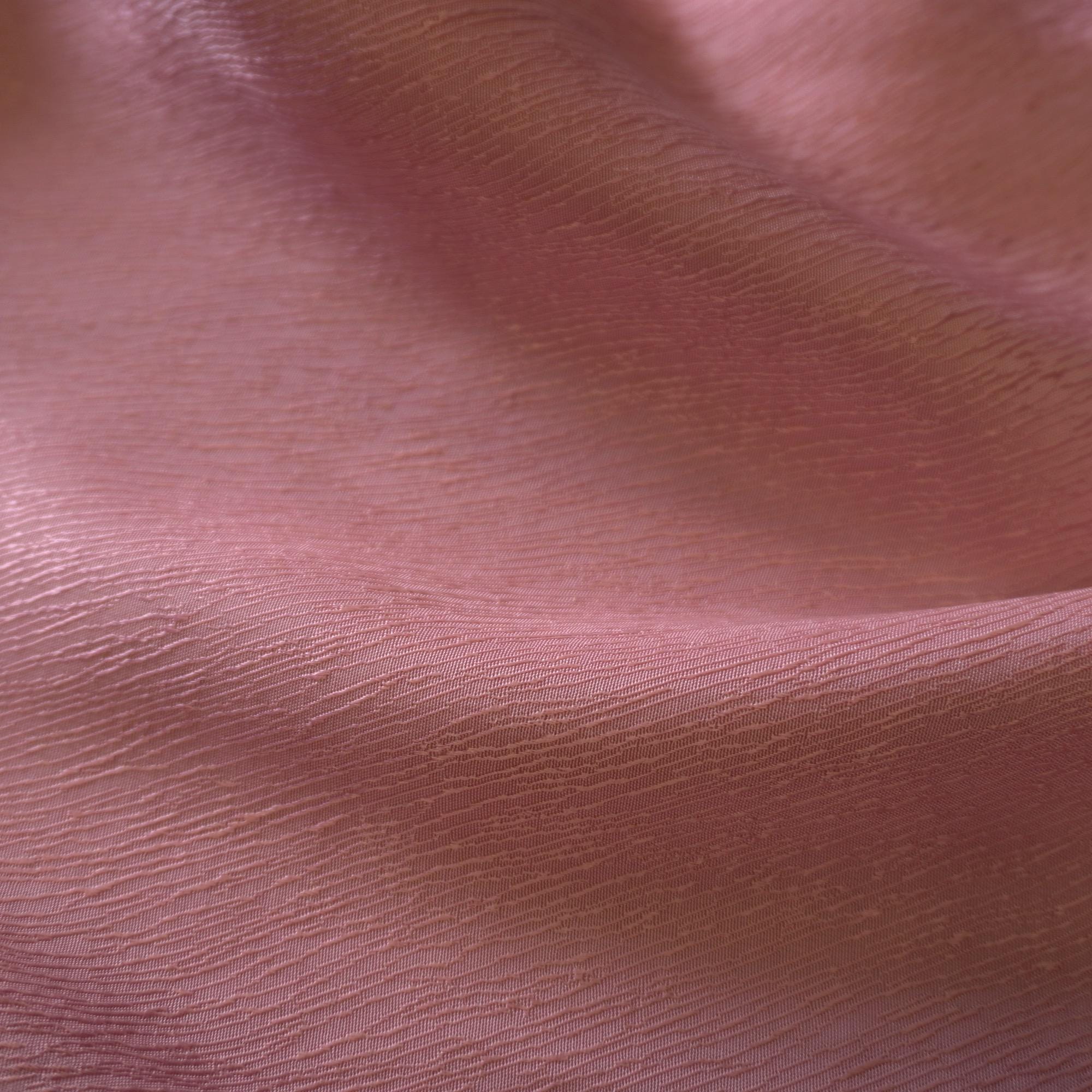 Cupro Tencel Bark Jacquard  - Pale Pink