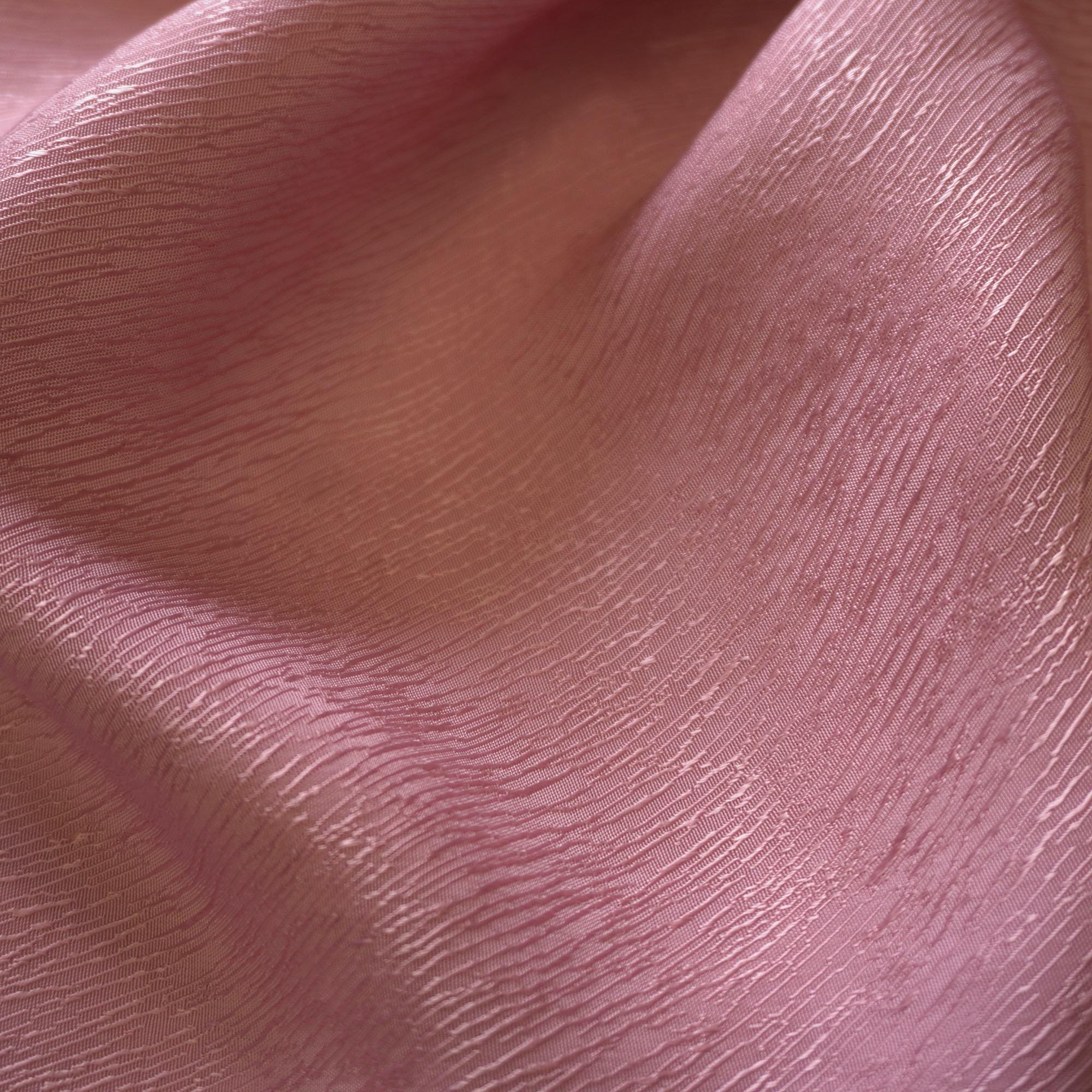 Cupro Tencel Bark Jacquard  - Pale Pink