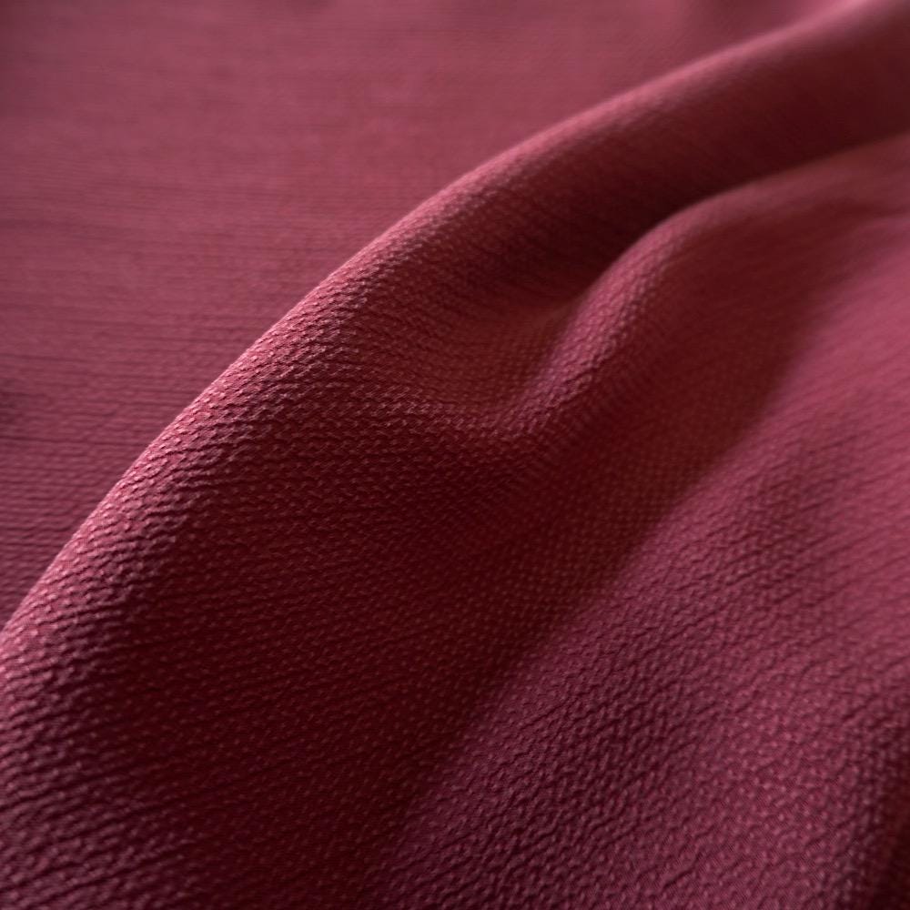 Cupro Small Jacquard - Marroon red