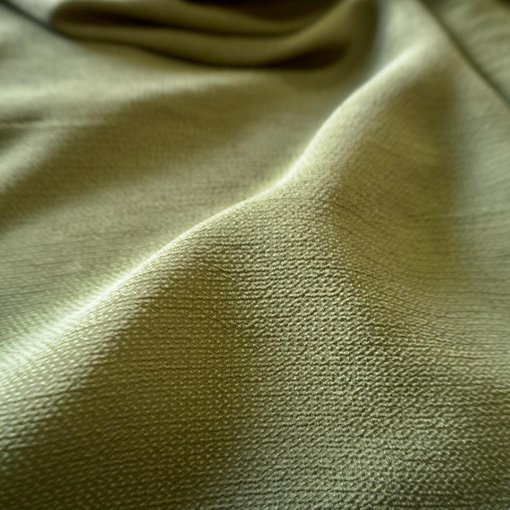 Cupro Small Jacquard - Olive green