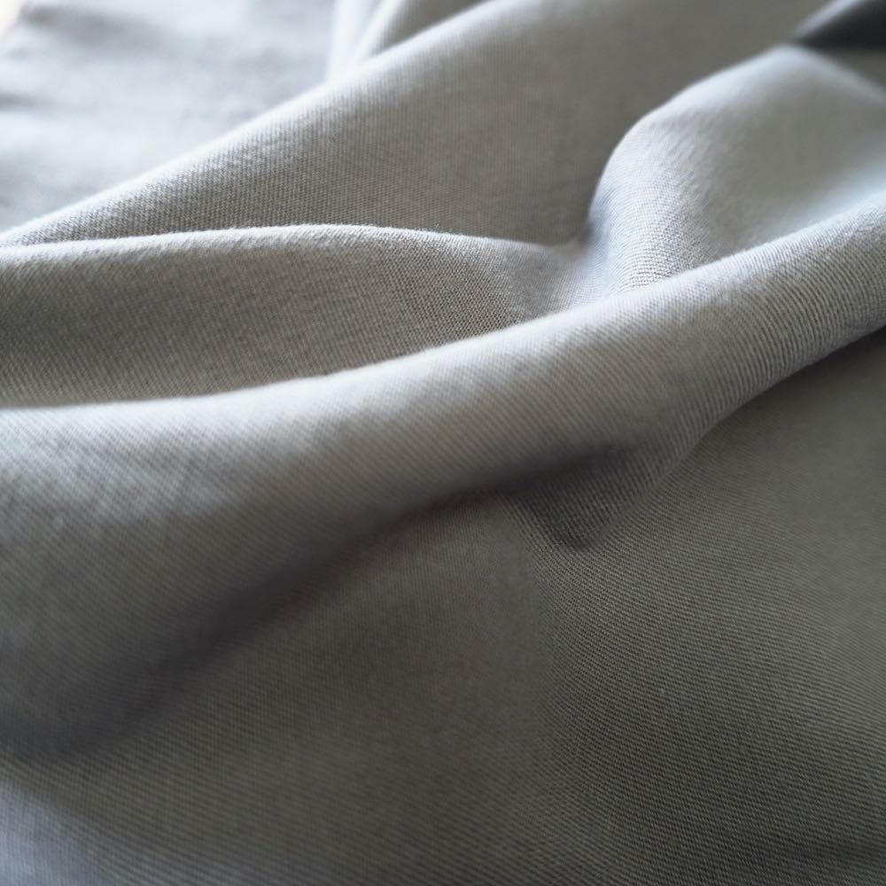 Heavy Weight Stretchy Tencel Cotton Twill - Grey