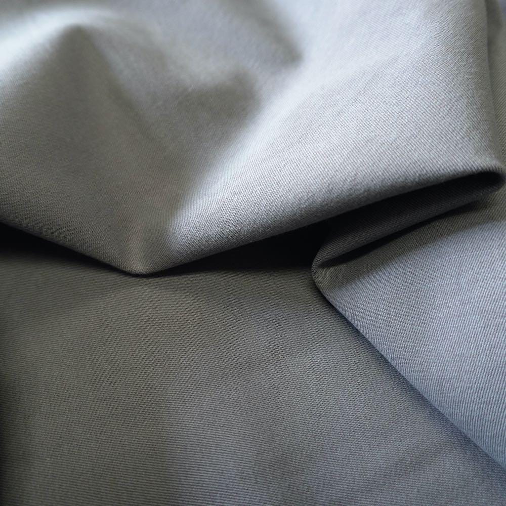 Heavy Weight Stretchy Tencel Cotton Twill - Grey