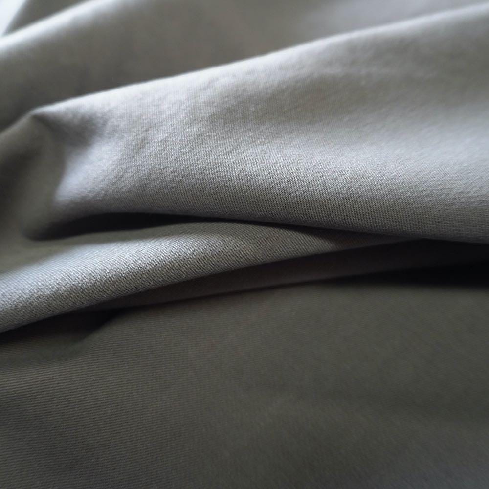 Heavy Weight Stretchy Tencel Cotton Twill - Grey
