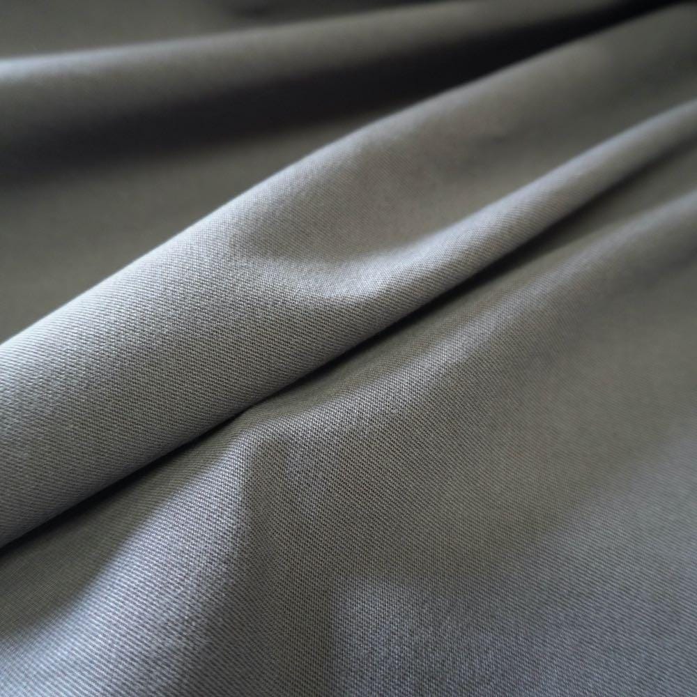 Heavy Weight Stretchy Tencel Cotton Twill - Grey