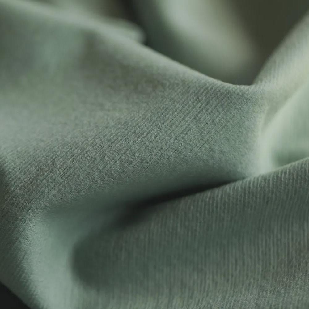 Soft Brushed Wool in Sage Green – Ideal for Cardigans