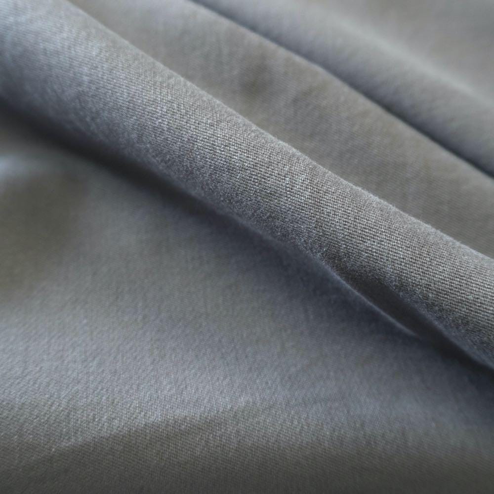 Heavy Weight Stretchy Tencel Cotton Twill - Grey