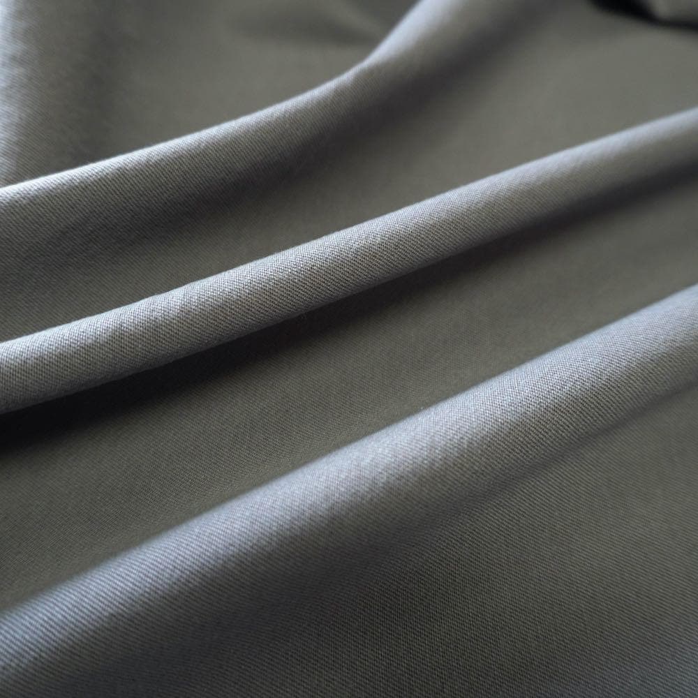 Heavy Weight Stretchy Tencel Cotton Twill - Grey