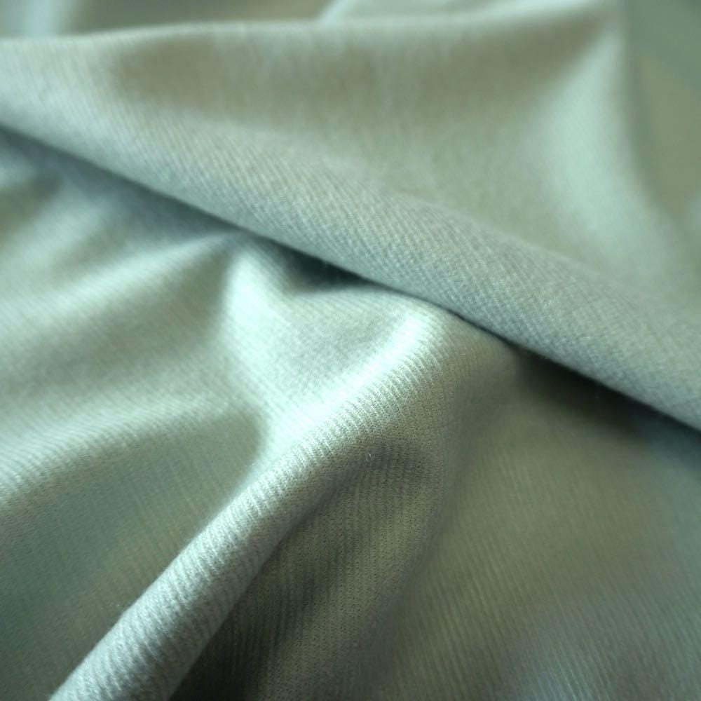 Soft Brushed Wool in Sage Green – Ideal for Cardigans