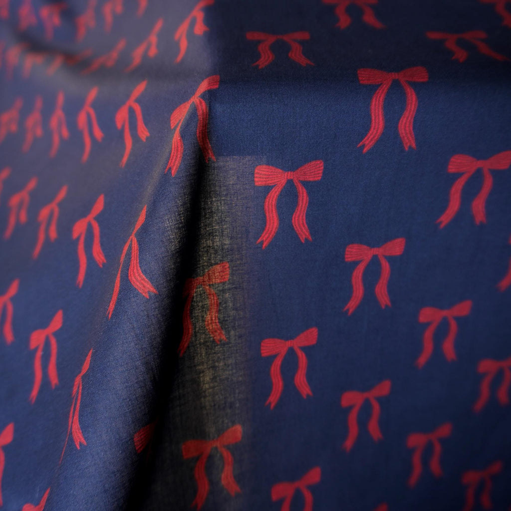 ADORN YOU - Navy - Lightweight Cotton Lawn - Hey Sew Sister