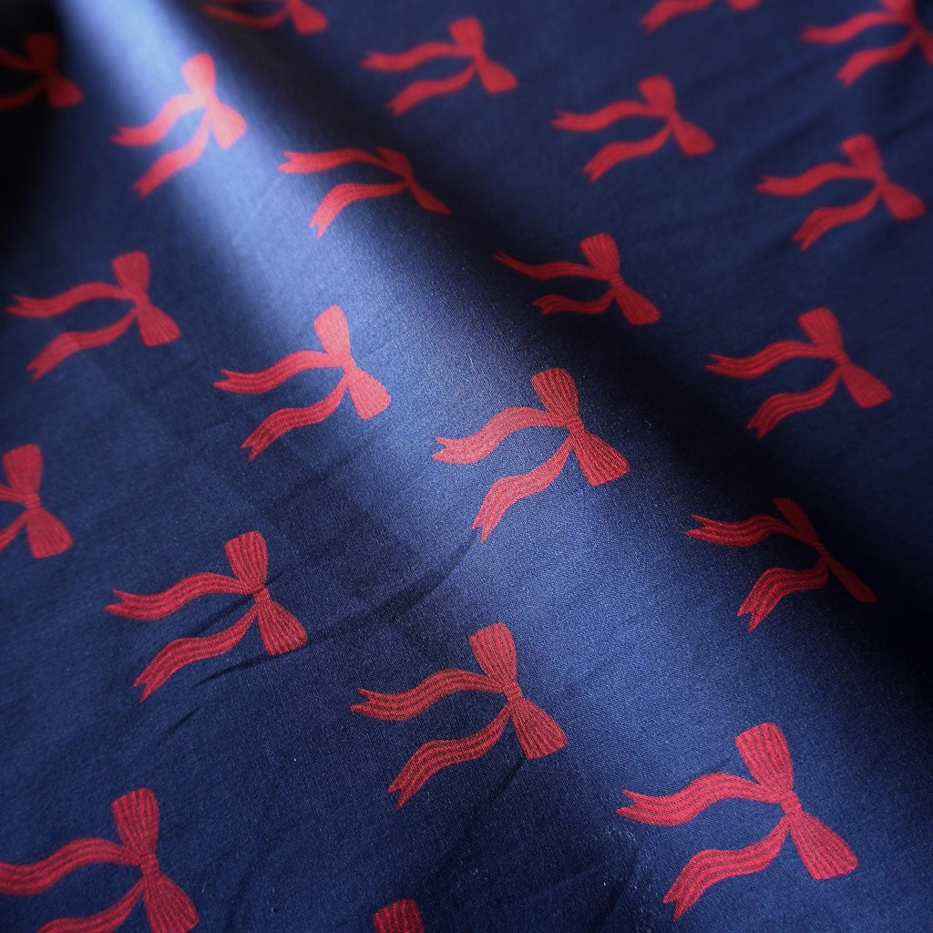 ADORN YOU - Navy - Lightweight Cotton Lawn - Hey Sew Sister