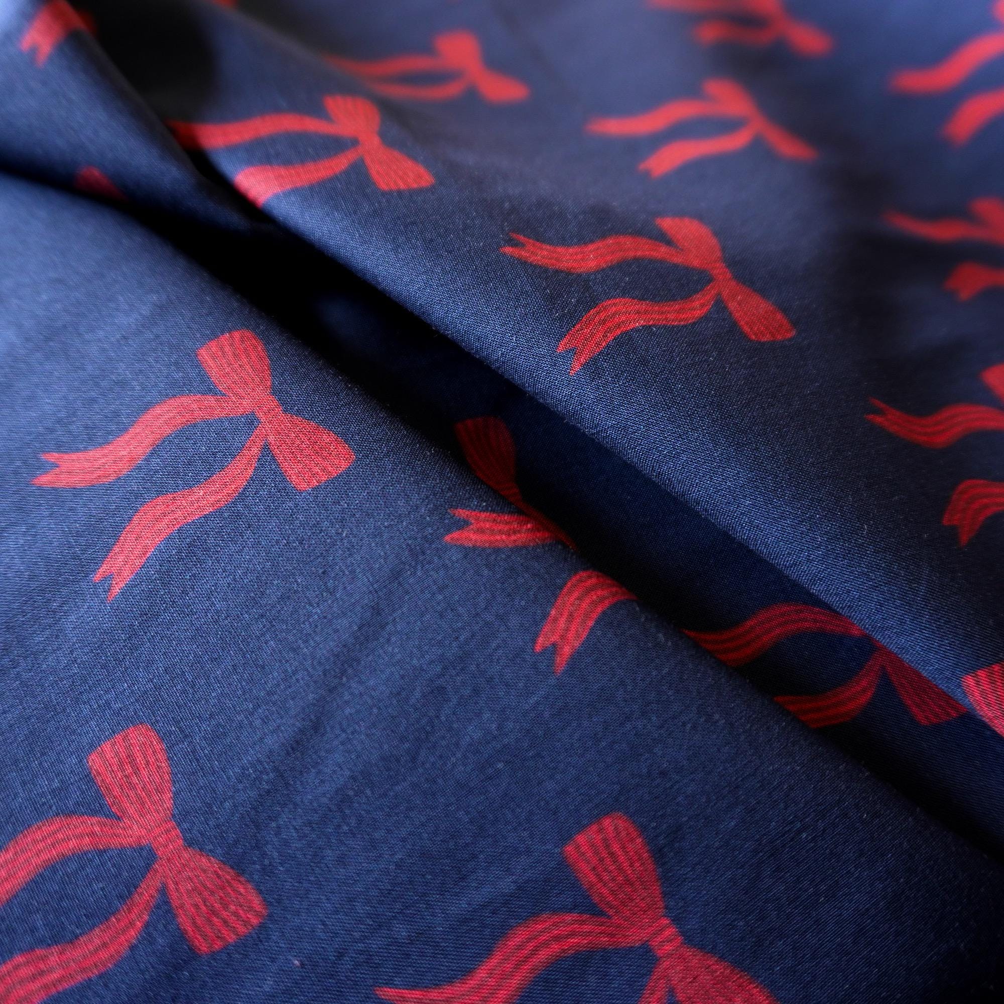 ADORN YOU - Navy - Lightweight Cotton Lawn - Hey Sew Sister