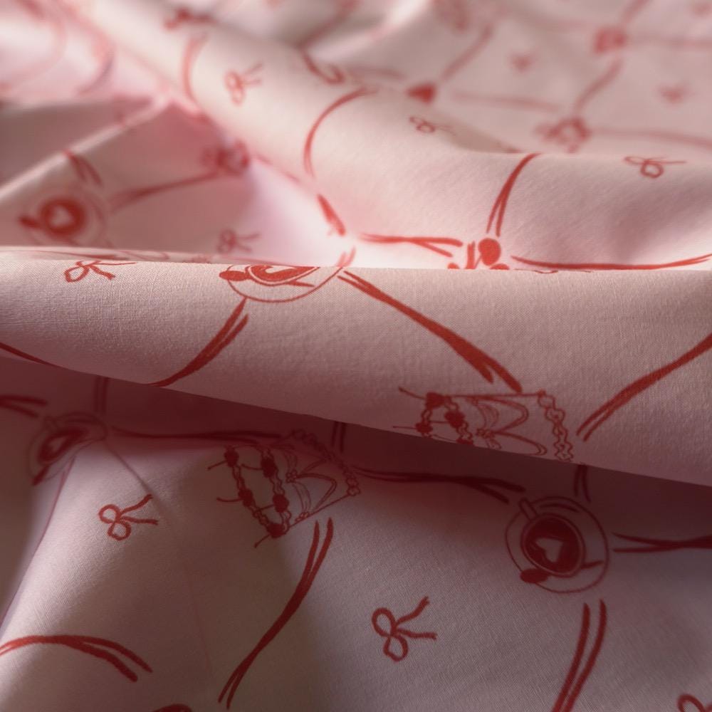 Live, Laugh, CAKE – Light Weight Cotton Lawn Print Fabric - Hey Sew Sister