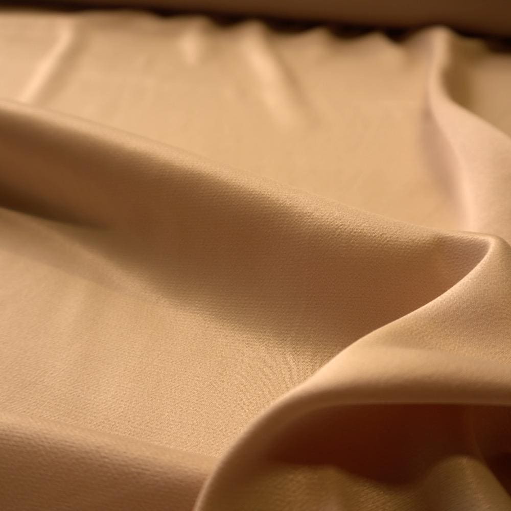 Viscose Silk Satin - Champagne yellow