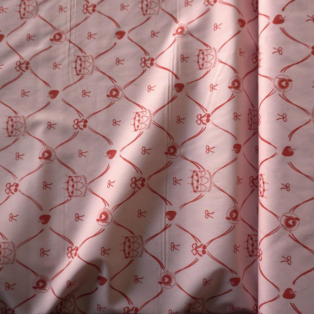 Live, Laugh, CAKE – Light Weight Cotton Lawn Print Fabric - Hey Sew Sister