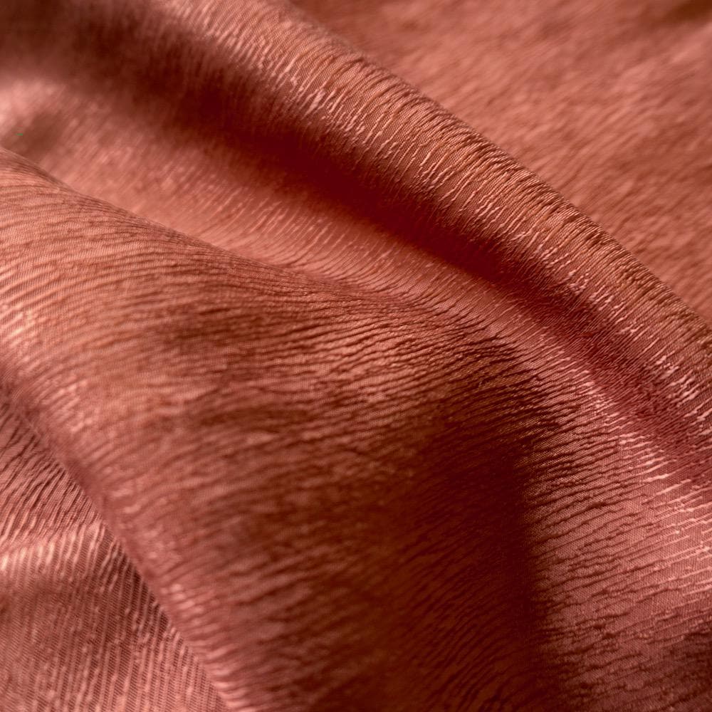 Cupro Tencel Bark Silk Jacquard - Chocolate brown